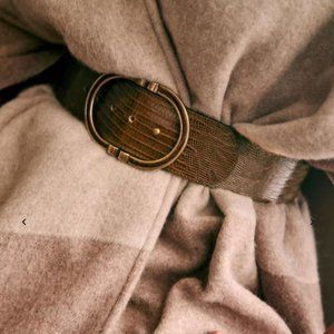 NWT Sezane FÉTICHE Belt, Color Taupe Teju
